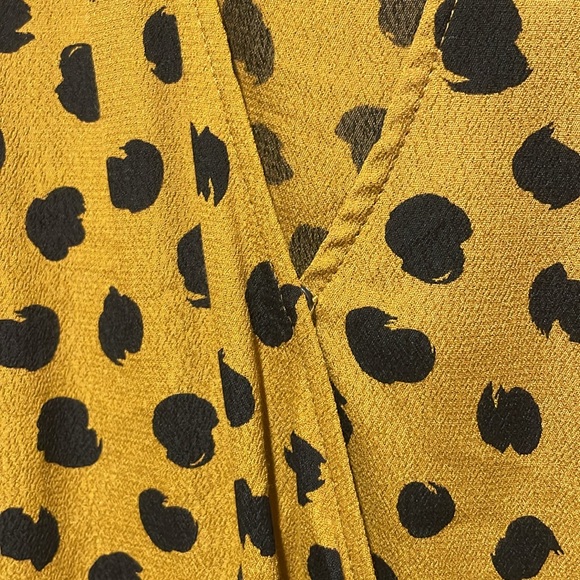 Madewell Sash-Tie Wrap Top in Painted Spots - Animal Print - Picture 7 of 11